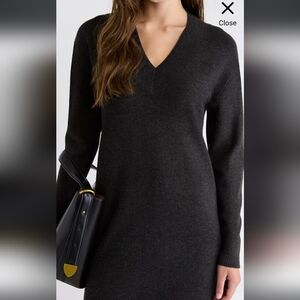 Elegant Black V-Neck Sweater